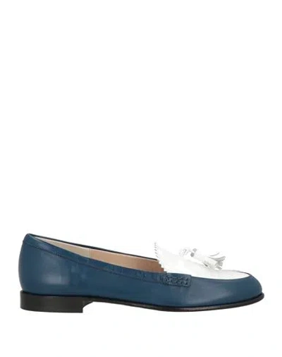 Detail Woman Loafers White Size 7 Leather