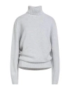 Details Woman Turtleneck Sky Blue Size Xl Wool