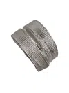Detaj Textured 2-vtgr05 Ring In Metallic