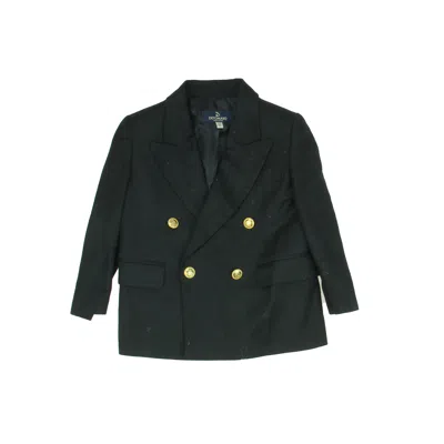 Pre-owned Detomaso Kids' Boys Navy Sports Coat In Black