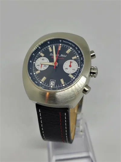 Pre-owned Detroit Mint Mechanic Automatic Chronograph Reverse Panda 7734 Style