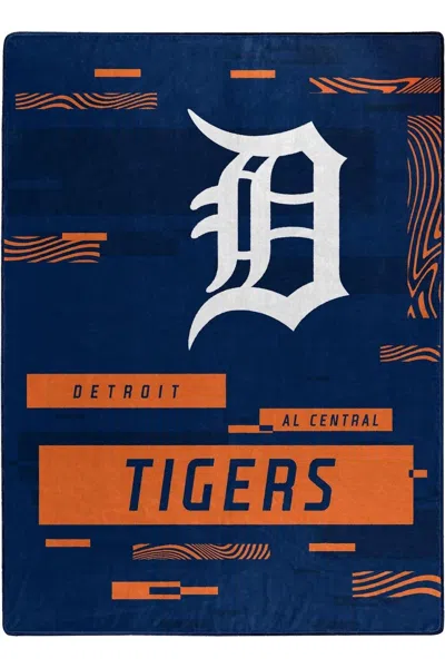 Detroit Tigers Raschel Knit Digital Print Blanket