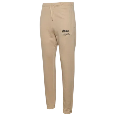 Deuce Mens  Premium Sweatpants In Cream/black