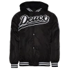 Deuce Mens  Varsity Jacket In White/black