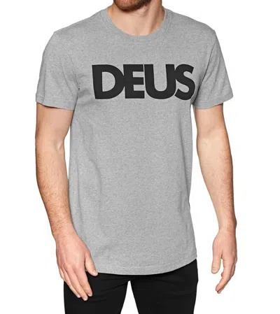 Deus Ex Machina All Caps Tee In Grey