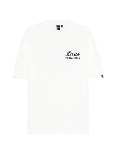 Deus Ex Machina Biarritz Logo T-shirt In White