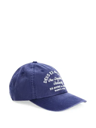 Deus Ex Machina Biarritz Sign Cap In Blue