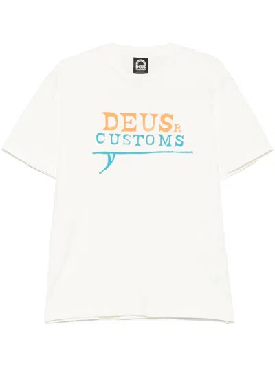 Deus Ex Machina Big Wave T-shirt In Neutrals