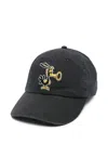 Deus Ex Machina Bird-motif Dad Cap In Black
