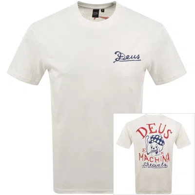 Deus Ex Machina Bobskull T Shirt White In Gray