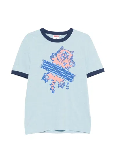 Deus Ex Machina 버즈 그래픽 티셔츠 In Blue