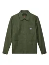 Deus Ex Machina Button Patch-detail Jacket In Green