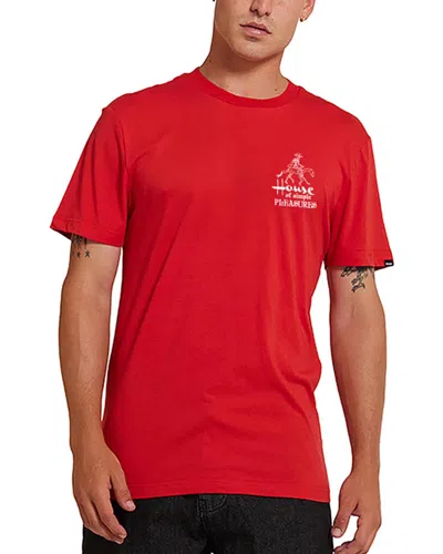 Deus Ex Machina Camperdown Address Tee In Red