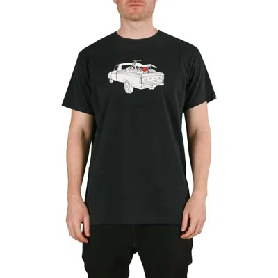 Deus Ex Machina Carby Truck Tee In Black