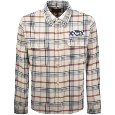 Deus Ex Machina Check Shirt Off White