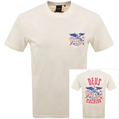 Deus Ex Machina Claw T Shirt Cream In White