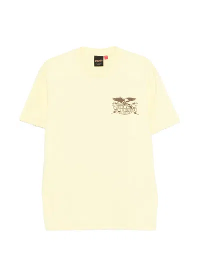 Deus Ex Machina Claw-some Whizz T-shirt In Yellow