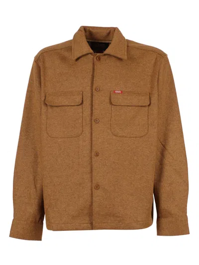 Deus Ex Machina Clayton Wool Shirt In Brown