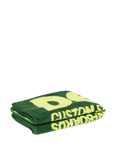 Deus Ex Machina Coast Surf Beach Towel In Green