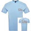 Deus Ex Machina Conduit Box Fit T Shirt Blue In Blue