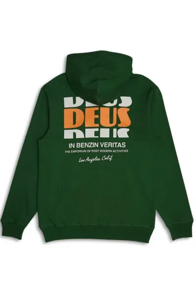 Deus Ex Machina Cruising Deus Hoodie In Forest In Green
