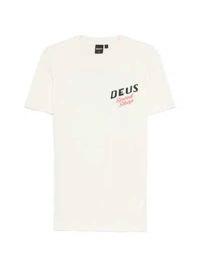 Deus Ex Machina Dogleg Graphic T-shirt In White