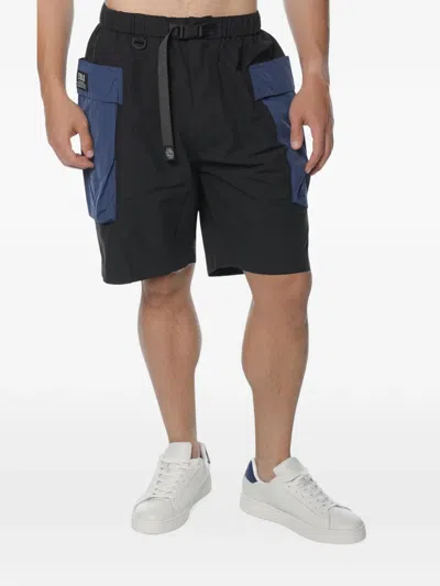 Deus Ex Machina Duck Dive Cargo Shorts In Black