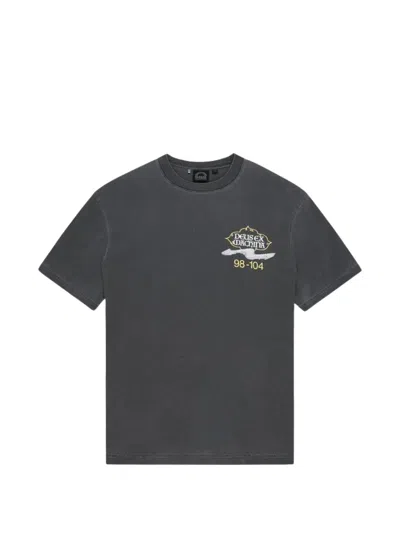 Deus Ex Machina Easy Peacey Stone-washed T-shirt In Gray