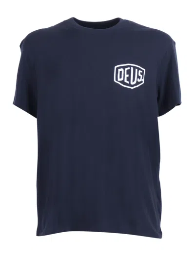 Deus Ex Machina Frontage Tee In Black