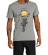 Deus Ex Machina Frontal Matchless Tee In Grey