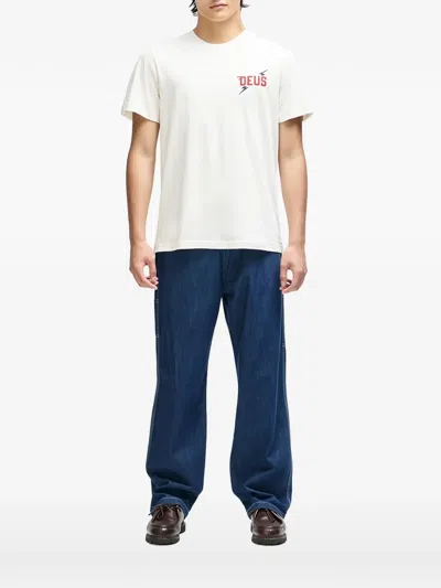 Deus Ex Machina Global Spark Graphic-print T-shirt In White