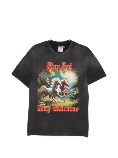 Deus Ex Machina Graphic-print T-shirt In Black