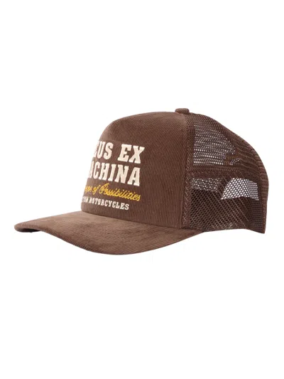 Deus Ex Machina Gumshoe Cord Trucker In Brown