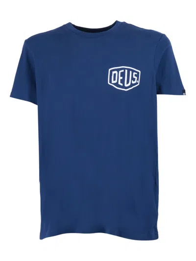 Deus Ex Machina Harajuku Address Tee In Blue