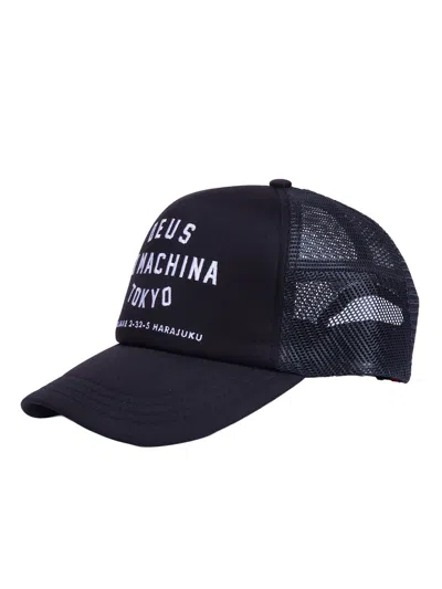 Deus Ex Machina Harajuku Address Trucker In Black