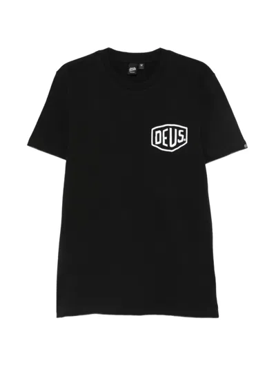 Deus Ex Machina Harajuku Address T-shirt In Black