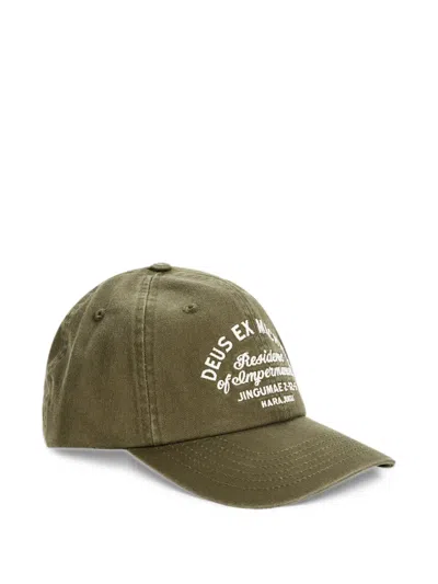 Deus Ex Machina Harajuku Sign Cap In Green