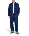 Deus Ex Machina Kanan Work Jacket In Indigo In Animal Print
