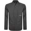 Deus Ex Machina Klamath Nylon Shirt Grey In Grey