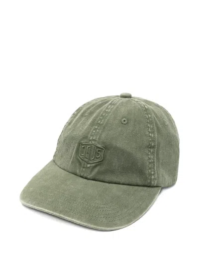 Deus Ex Machina Logo Baseball Cap In Green