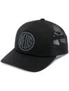 Deus Ex Machina Logo-embellished Mesh-panelled Cap In Black