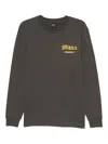 Deus Ex Machina Long-sleeve Logo-print T-shirt In Green