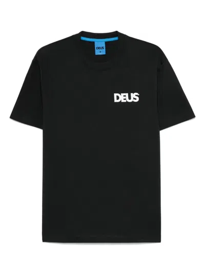 Deus Ex Machina Los Angeles Surf Address T-shirt In Black