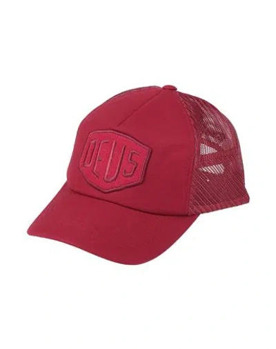 Deus Ex Machina Man Hat Burgundy Size Onesize Cotton, Polyester