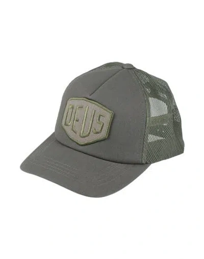Deus Ex Machina Man Hat Military Green Size Onesize Cotton, Polyester