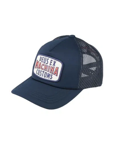 Deus Ex Machina Man Hat Navy Size Onesize Polyester In Blue