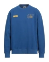 Deus Ex Machina Man Sweatshirt Blue Size L Recycled Cotton, Cotton In Blue