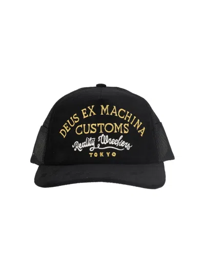 Deus Ex Machina Marsden Trucker In Black