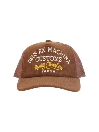 Deus Ex Machina Marsden Trucker In Brown