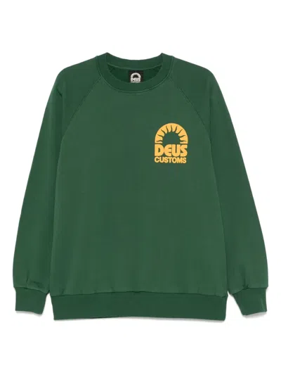 Deus Ex Machina Melodies Sweatshirt In Green
